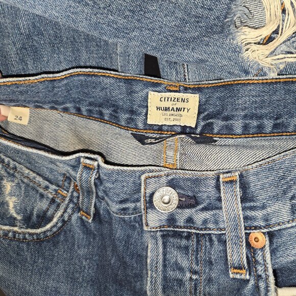 Citizens of Humanity Liya Denim size 24 - Picture 4 of 4